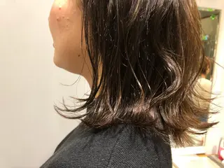 セミロング カラー レイヤーカット✂️ 横浜No1♡下鳥翔子のヘアスタイル