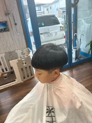 ショート メンズ キッズ 早坂 さくらのヘアスタイル
