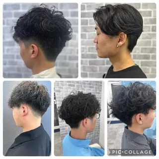 パーマ メンズ Noyヨシモト ヒロトのヘアスタイル