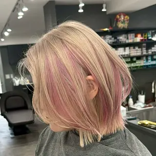 ショート カラー きぃちゃん/カラー 特化/いろあそび🦋のヘアスタイル