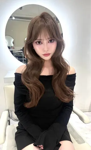 ロング カラー レイヤーカット🫧 🎀Tomoka🎀のヘアスタイル