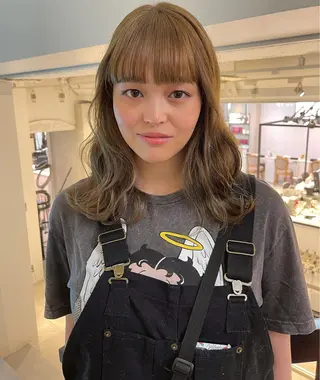 セミロング カラー zestKalon 🔗IBUのヘアスタイル