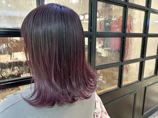 ミディアム カラー DISCOHAIR 海老名店池田真聖のヘアスタイル