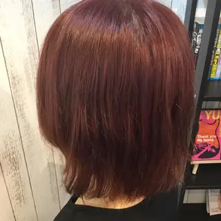 ミディアム カラー embrace エンブレイスのヘアスタイル