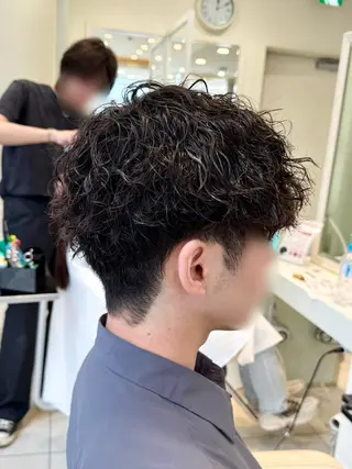 パーマ メンズ 【𝐀𝐬𝐡-池袋 】ひな💭🎀のヘアスタイル