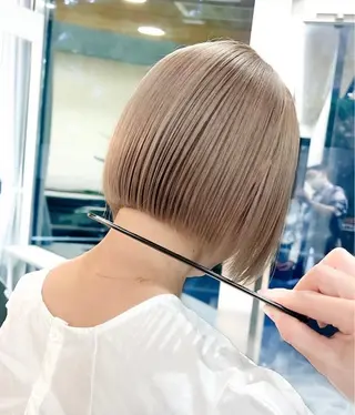 ショート カラー ハイトーンボブ 💎凜💎のヘアスタイル