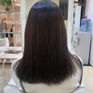 カラー パーマ 韓国風🌷✨ 守屋紗希のヘアスタイル