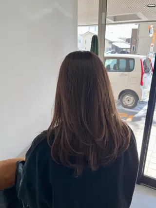 セミロング 前 侃太のヘアスタイル
