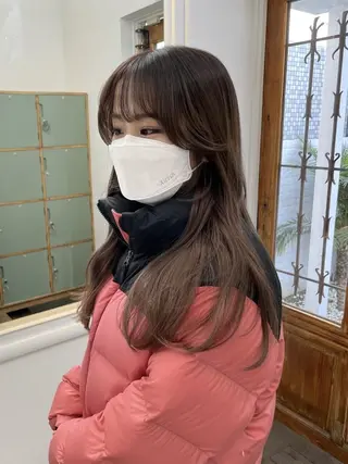 ロング 吉村 憂々のヘアスタイル