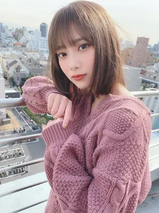 ショート カラー 縮毛矯正×艶髪カラー 髪質改善/三ツ木のヘアスタイル