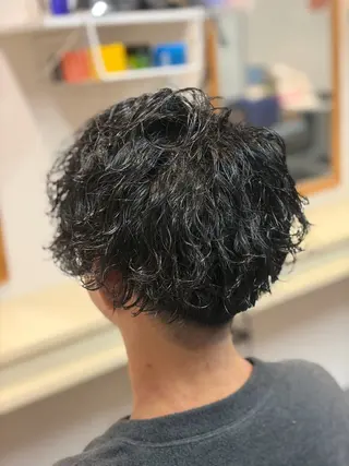 パーマ メンズ メンズ特化/パーマ/ フェードWATARUのヘアスタイル