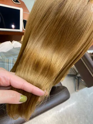 セミロング 後藤紗英/髪質改善 /オリーブベージュのヘアスタイル