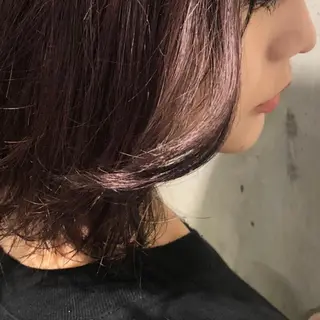 ミディアム カラー パーマ ヘアアレンジ ネイル マツエク・マツパ 🐩推し活🐩 FUTABA🍒のヘアスタイル