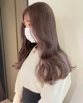 ロング カラー PELEハイトーン shinobuのヘアスタイル