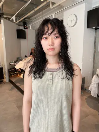 ミディアム 山元 翔平(shohei)のヘアスタイル