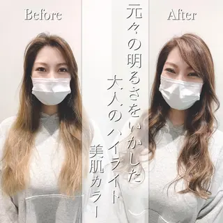 ロング カラー 【悩み解決!美髪へ】 店長 平間 響のヘアスタイル