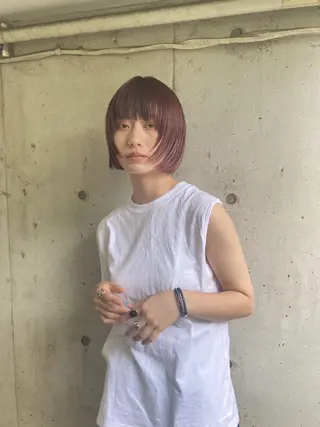 カラー ミディアム OMA カタギシのヘアスタイル