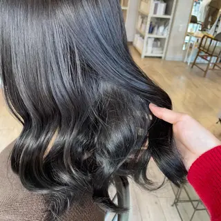 セミロング カラー ヘアアレンジ 🫧ヒシダアキ taboo.i🫧のヘアスタイル