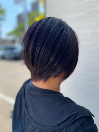 ショート 加藤 実穂のヘアスタイル