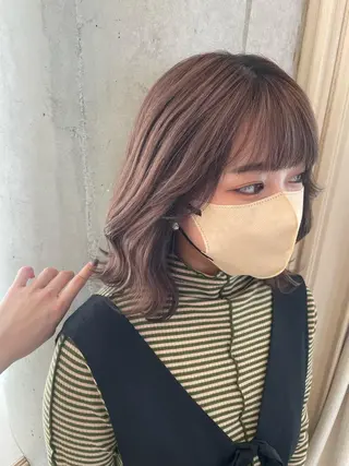 カラー 🍪ﾖｼｲﾊﾙﾈ🍪 ﾗﾍﾞﾝﾀﾞｰｶﾗｰのヘアスタイル