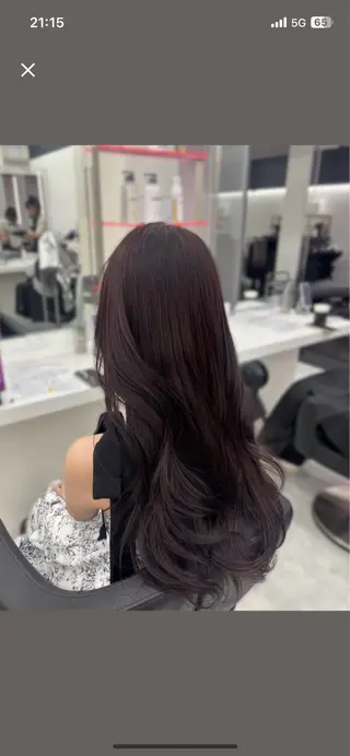 ロング カラー 🤍透明感推しカラー 🤍yui‪💞✨のヘアスタイル