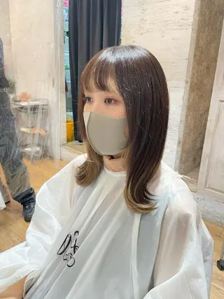 セミロング 完全マンツーマン✨✨ KAITOのヘアスタイル