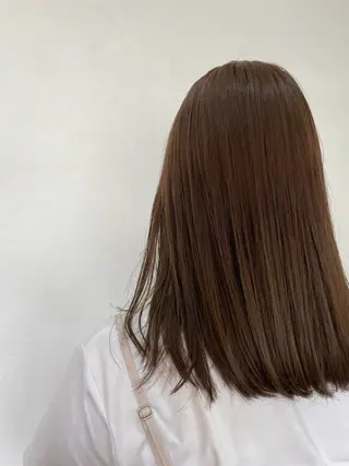 カラー かくばり ちえのヘアスタイル