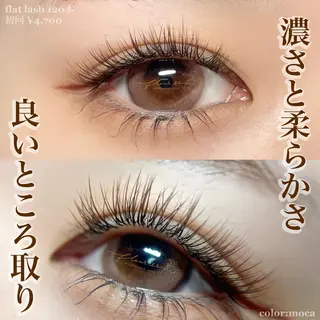 メンズ マツエク・マツパ アイブロウ Moyu eyelashのマツエク・マツパデザイン