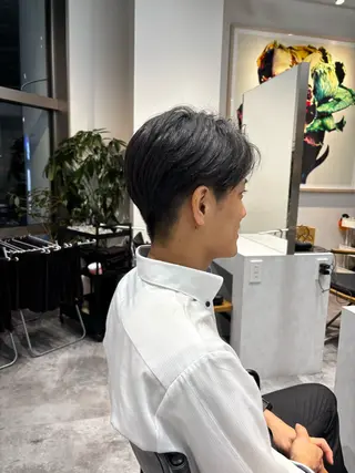ショート メンズ 門崎未依/レイヤー/ メンズカット🪿🌼のヘアスタイル