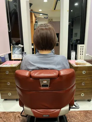 ショート カラー 藤田 竜成のヘアスタイル