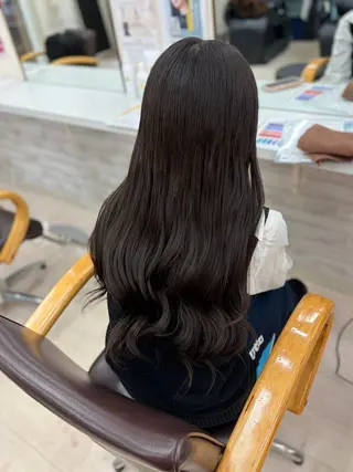 ロング KR2S古市所属・艶カラー🫧/シール エクステRYOKAのヘアスタイル