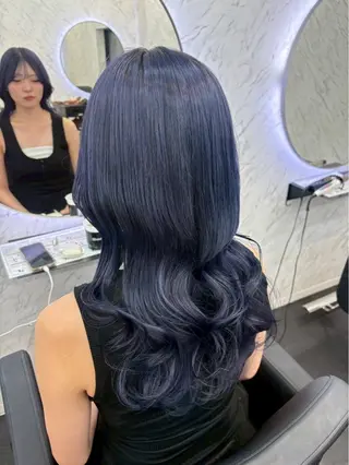 カラー ⋆✦ Leon カット¥1100のヘアスタイル