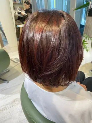 ショート カラー 中尾 綺のヘアスタイル