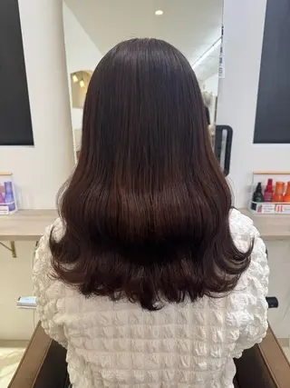 ミディアム カラー ルプラボウ /小見山琴衣のヘアスタイル