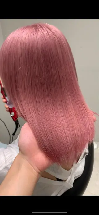 ミディアム カラー れい🫧 ハイトーン特化のヘアスタイル