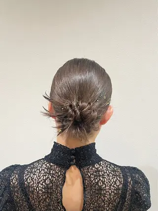 ヘアアレンジ 縮毛矯正/アレンジ FACE。ゆのんのヘアスタイル