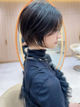 ショート カラー 縮毛矯正✨🫧 レイヤー川村利幸のヘアスタイル