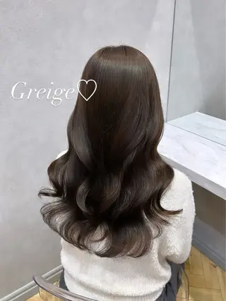 ロング カラー ヘアアレンジ 🩷韓国ヘア/ヨシン モリ🩷Maikaのヘアスタイル