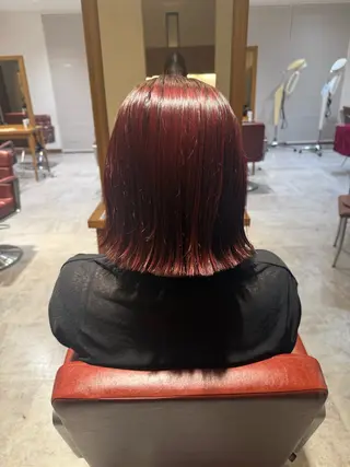 小鎗 乃愛のヘアスタイル