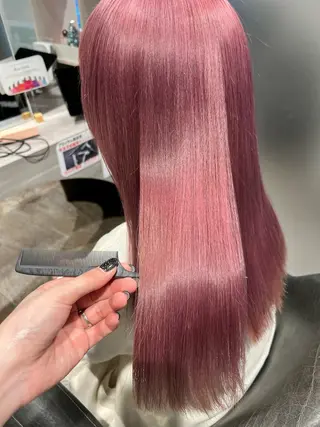 ロング カラー 宮原 佳苗のヘアスタイル