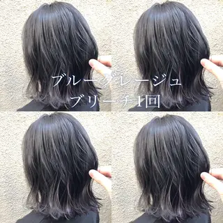 ミディアム カラー 髪質改善/縮毛矯正/ トリートメント/庭田のヘアスタイル