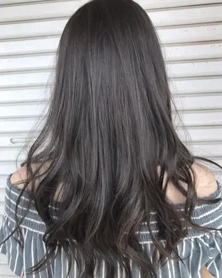 セミロング カラー レイヤーカット匠 イソザキノリユキのヘアスタイル