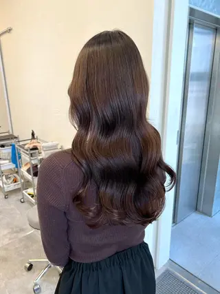 ロング カラー ヘアアレンジ 髪質改善/縮毛矯正 鈴木裕介のヘアスタイル