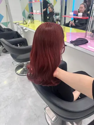 セミロング カラー ♡ダブルカラー特化♡ miyuのヘアスタイル