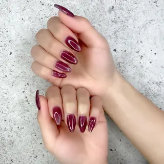 ロング カラー パーマ ヘアアレンジ メンズ キッズ ネイル マツエク・マツパ アイブロウ Salon Ｋのネイルデザイン