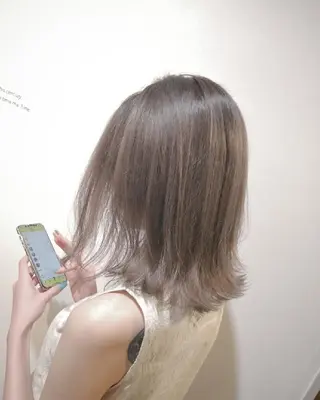 ミディアム カラー パーマ ヘアアレンジ ネイル キッズ メンズ マツエク・マツパ 6月オープン♪豊見城 Lodattu✁清水のヘアスタイル