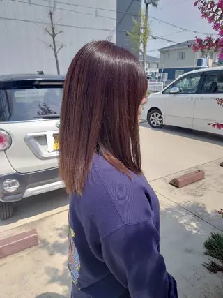 カラー 藤田 和花のヘアスタイル