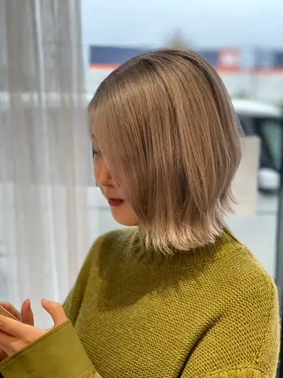 ミディアム Hirose Ryoのヘアスタイル