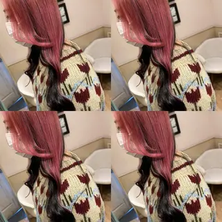 セミロング カラー レイヤー×艶髪特化 マネージャー安藤光司のヘアスタイル
