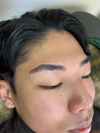 メンズ アイブロウ メンズパーマ眉毛 特化アユム🔥のヘアスタイル